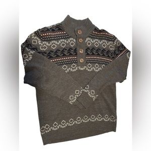 JEANS by Buffalo, sweater , gray , size large , 26 -24-26